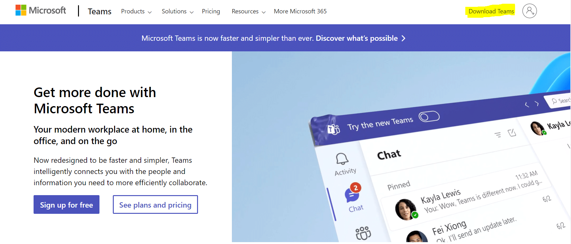Download the Microsoft Teams App