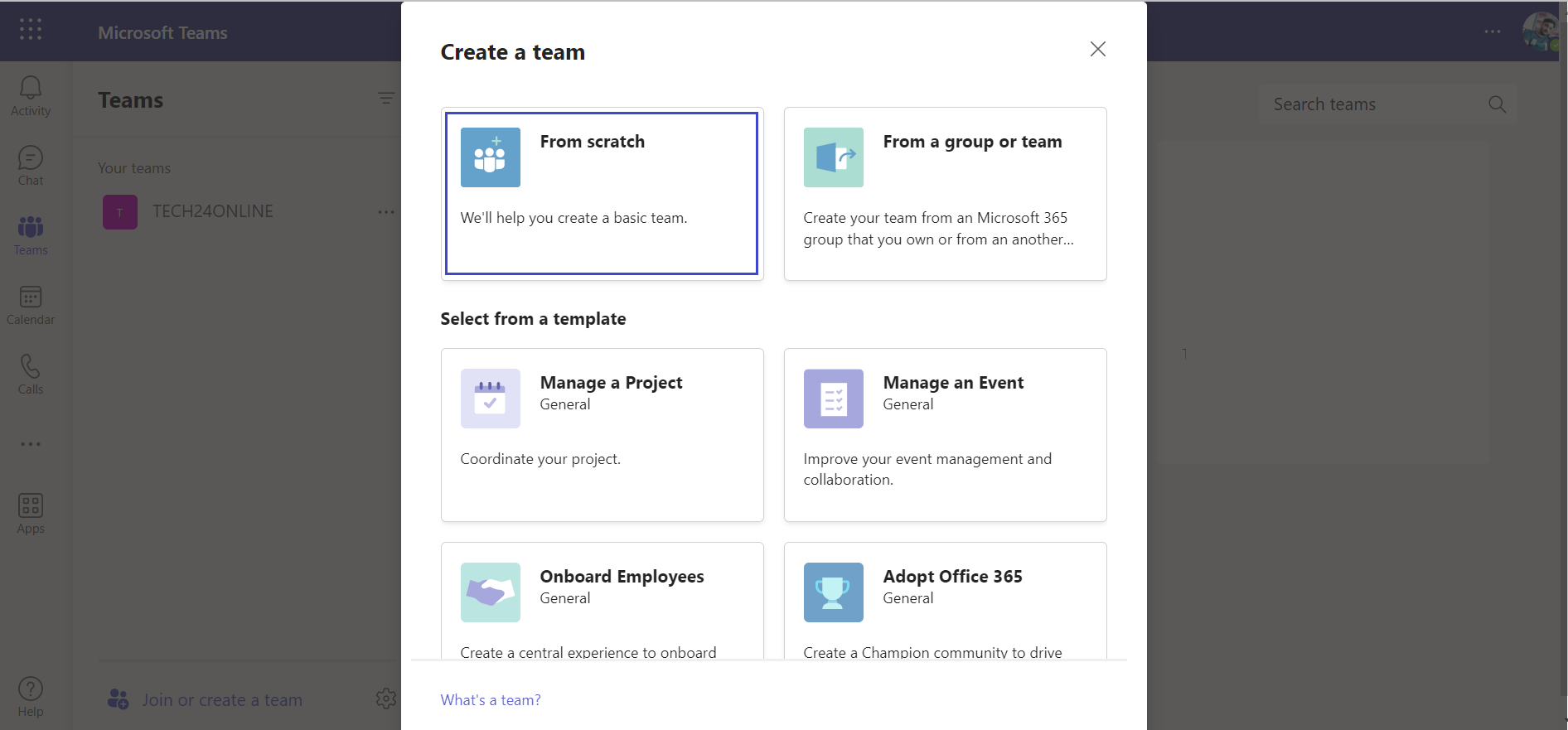 How to create teams and channels